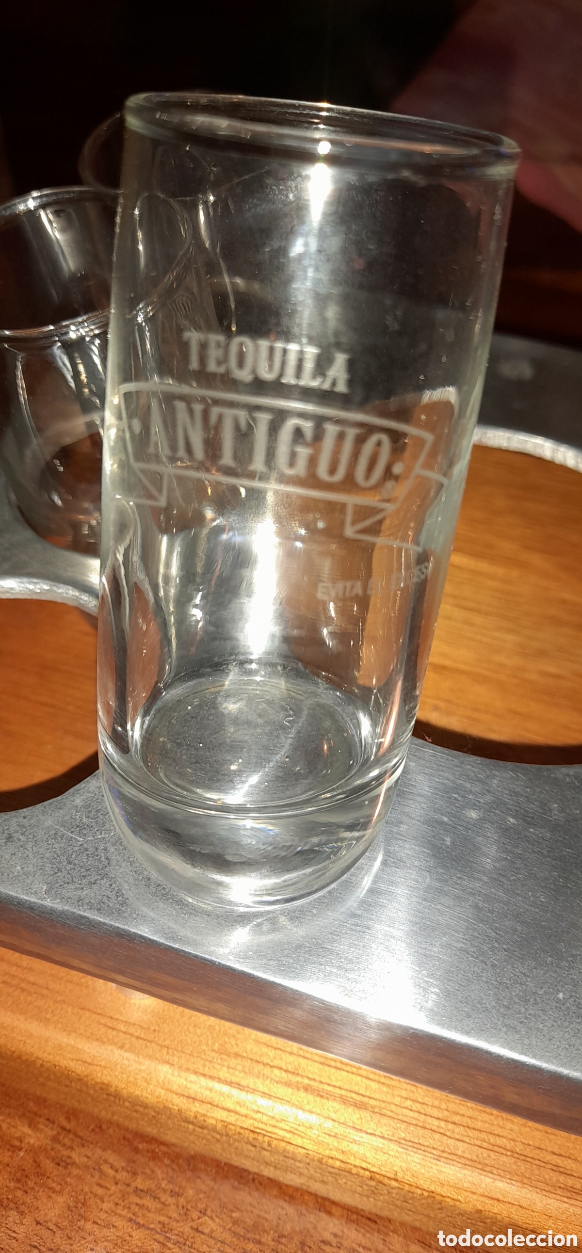 Coleccionismo: Soporte tequila con 6 chupitos - Foto 8