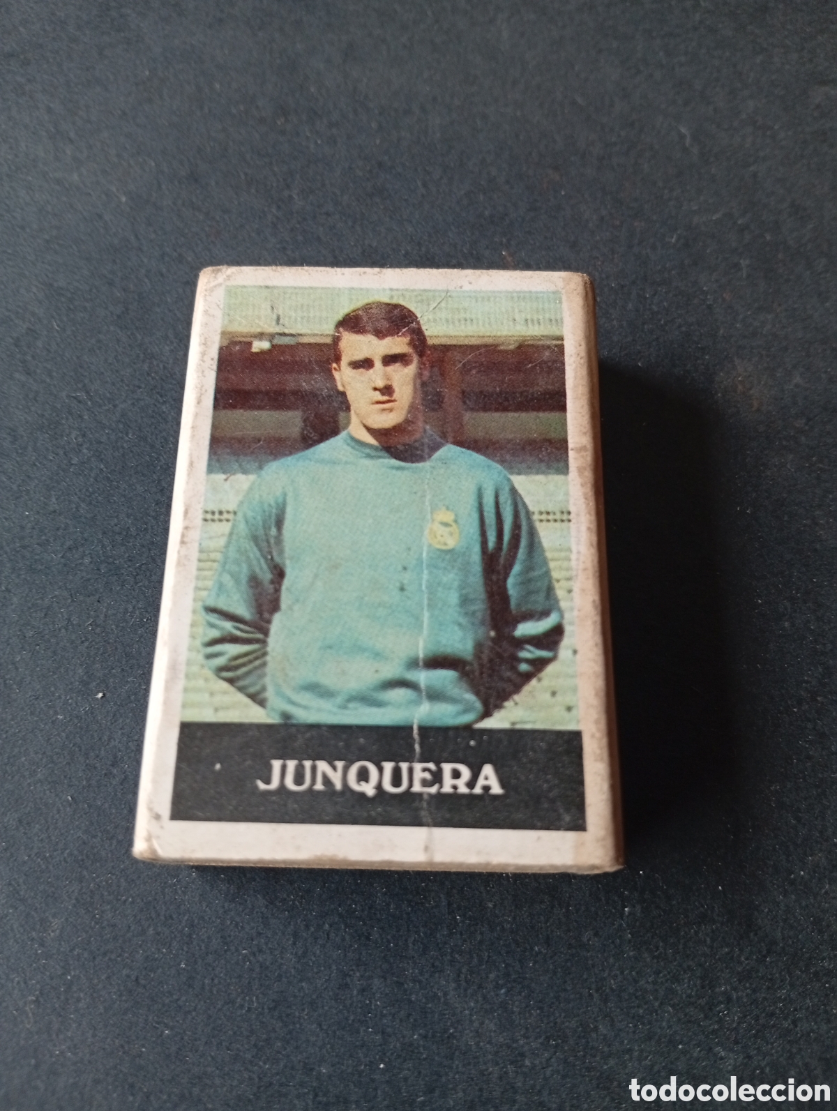Coleccionismo: Caja de cerillas futbol Real Madrid Junquera