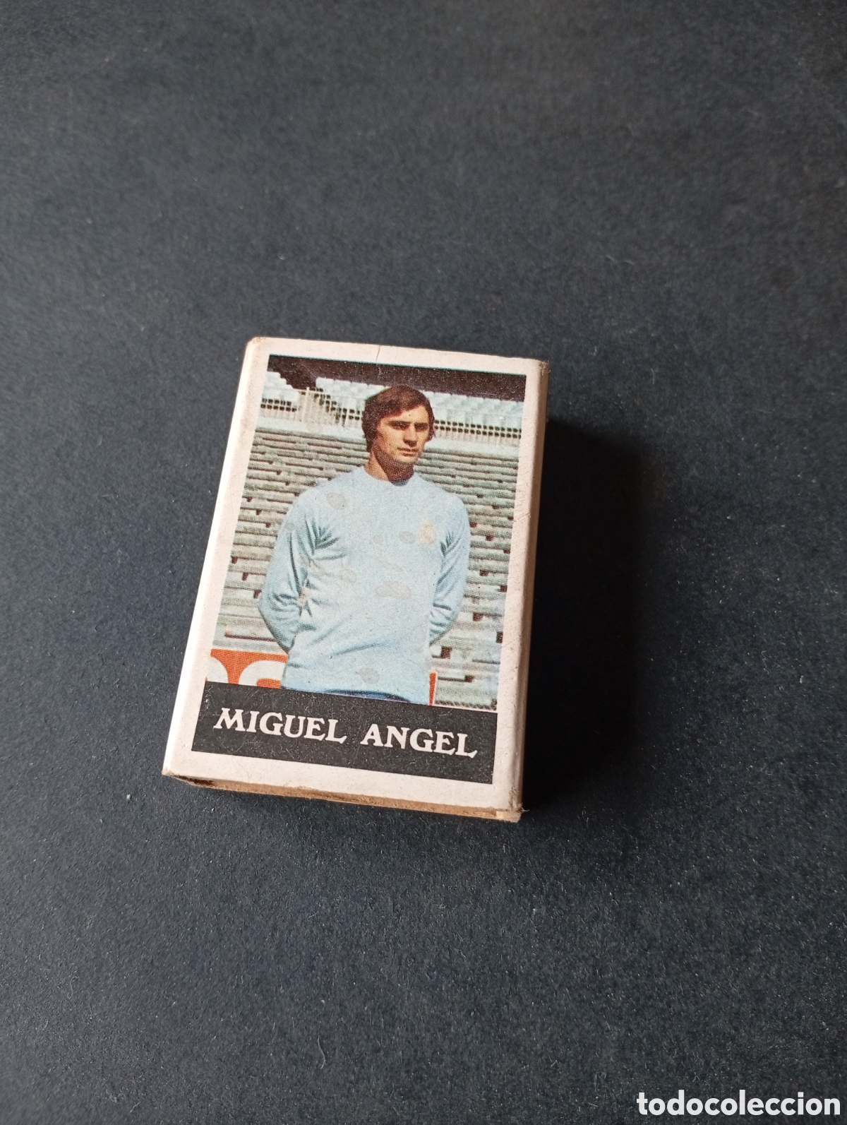 Coleccionismo: Caja de Cerillas futbol Real Madrid, Miguel &Aacute;ngel
