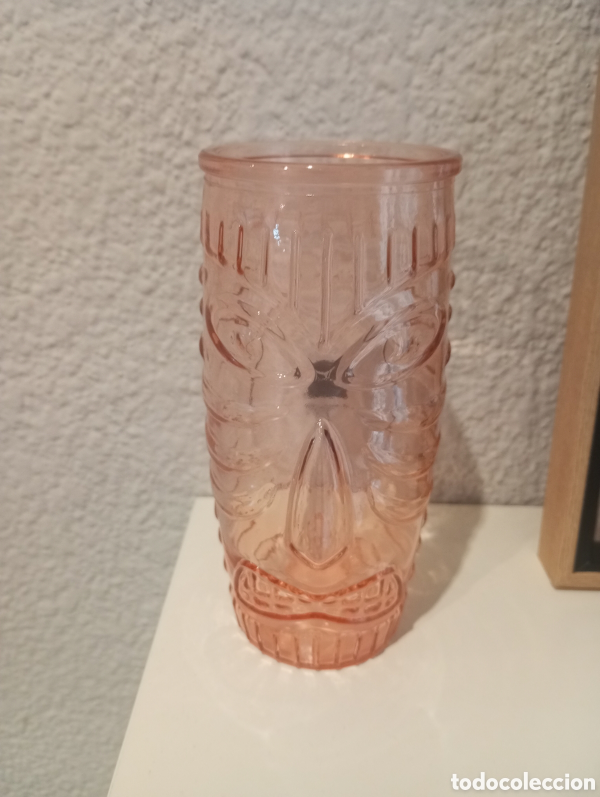 Colecionismo: VASO ALTO TIKI VIDRIO NARANJA 600 ML NUEVO A ESTRENAR
