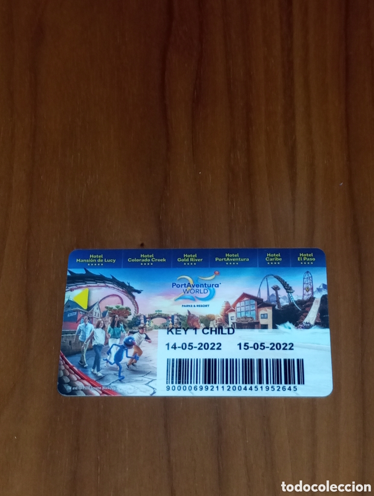 Colecionismo: ENTRADA LLAVE TARJETA HOTEL Y PARQUE ATRACCIONES PORT AVENTURA 2022