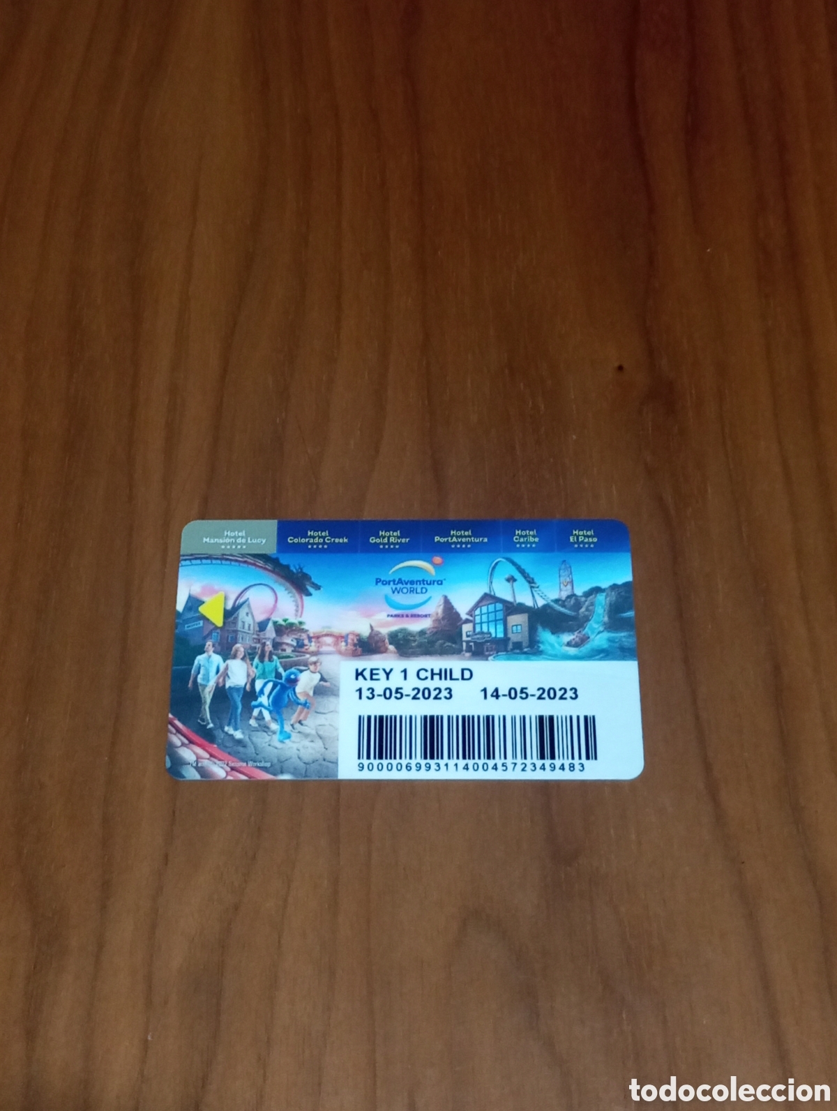 Colecionismo: ENTRADA LLAVE TARJETA HOTEL Y PARQUE ATRACCIONES PORT AVENTURA 2023