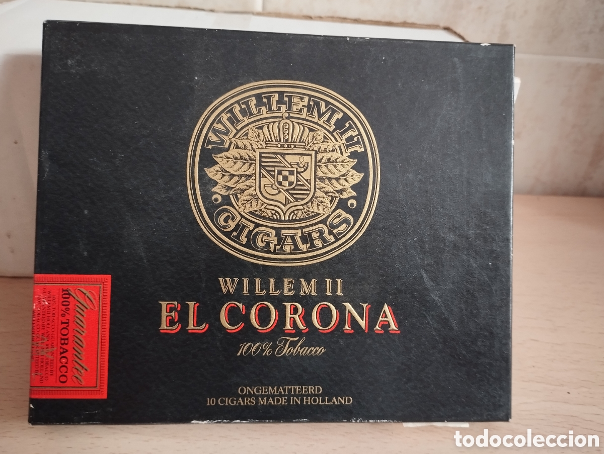 Coleccionismo: CAJA PUROS PRECINTADA WILLEM II EL CORONA 10 UNID.