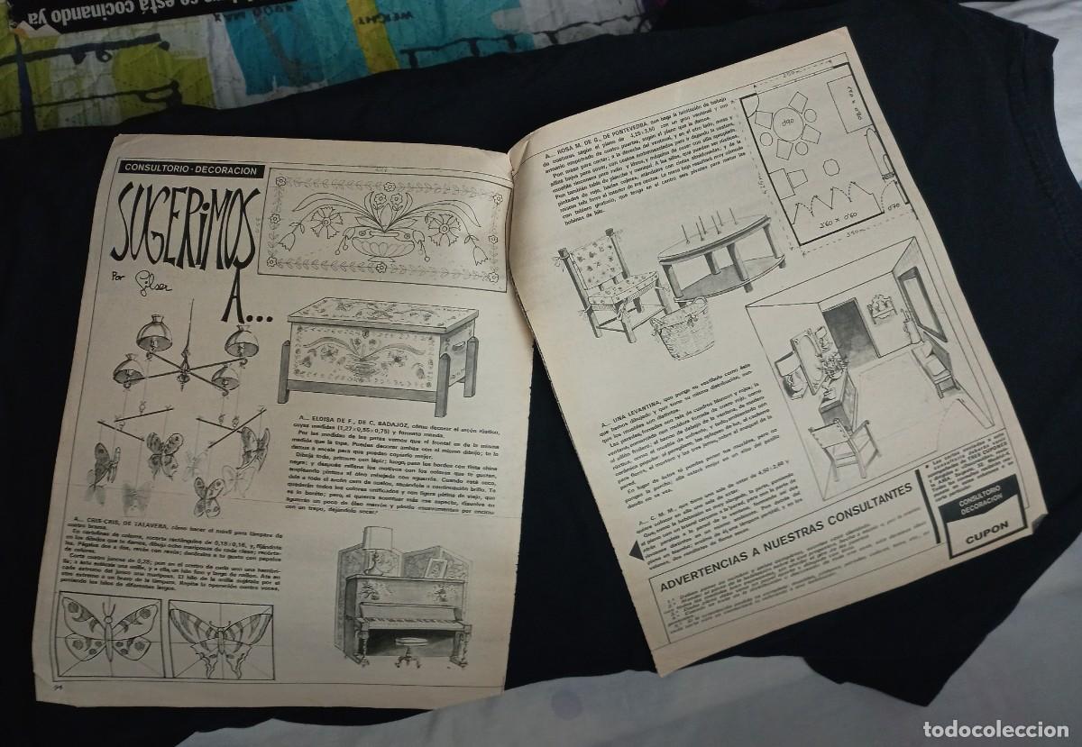 Coleccionismo: 2 hojas de revista Ama o laminas - Consultorio Decoracion - a&ntilde;o 1970 - vintage
