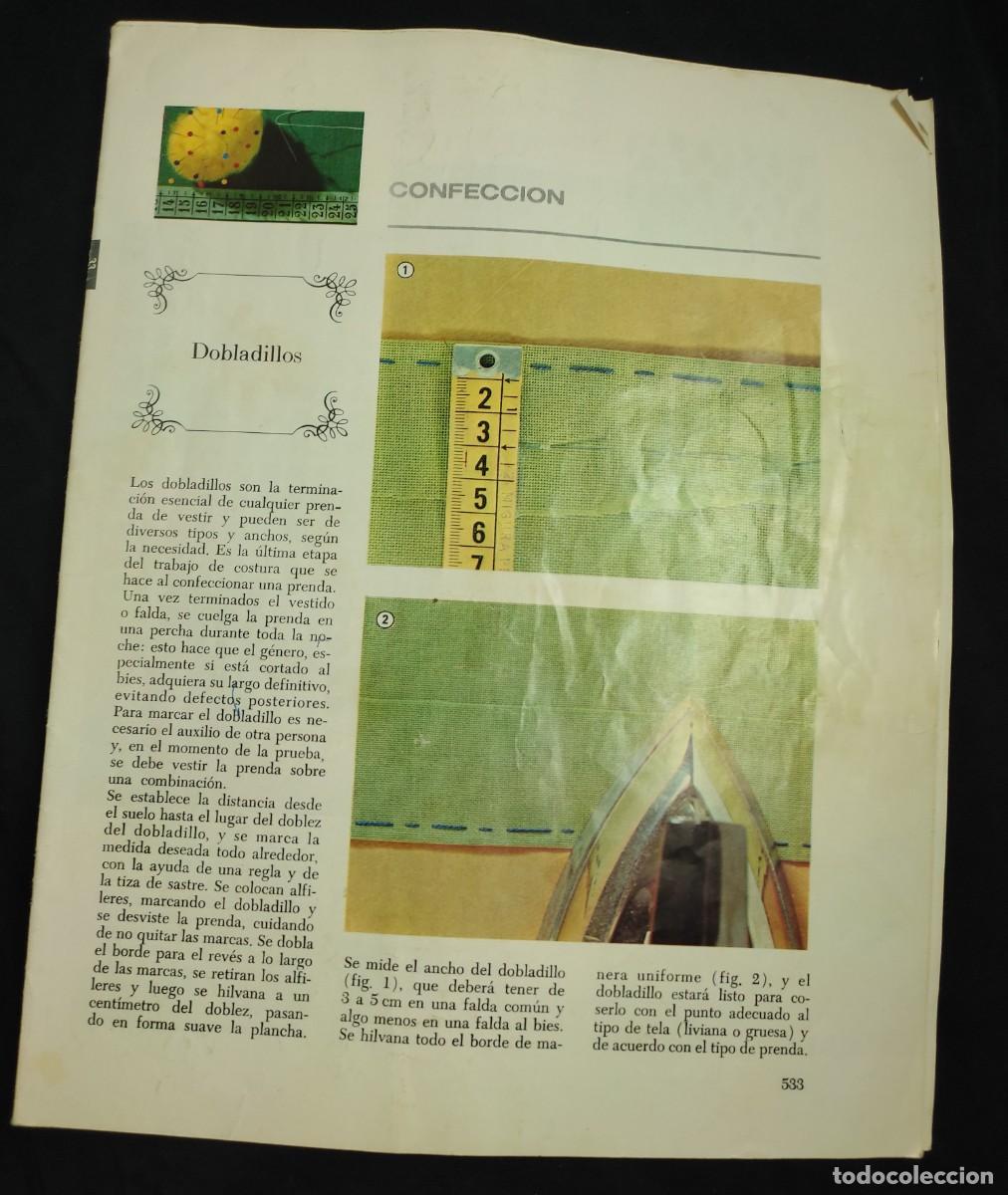 Collecting paper: 8 paginas de una revista de Confeccion - finales a&ntilde;os 60 o a&ntilde;os 70