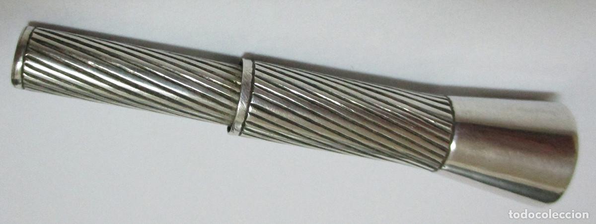 Collectionnisme: PERFORADOR DE PUROS - PLATA ESTERLINA - MEDIADOS SIGLO XX