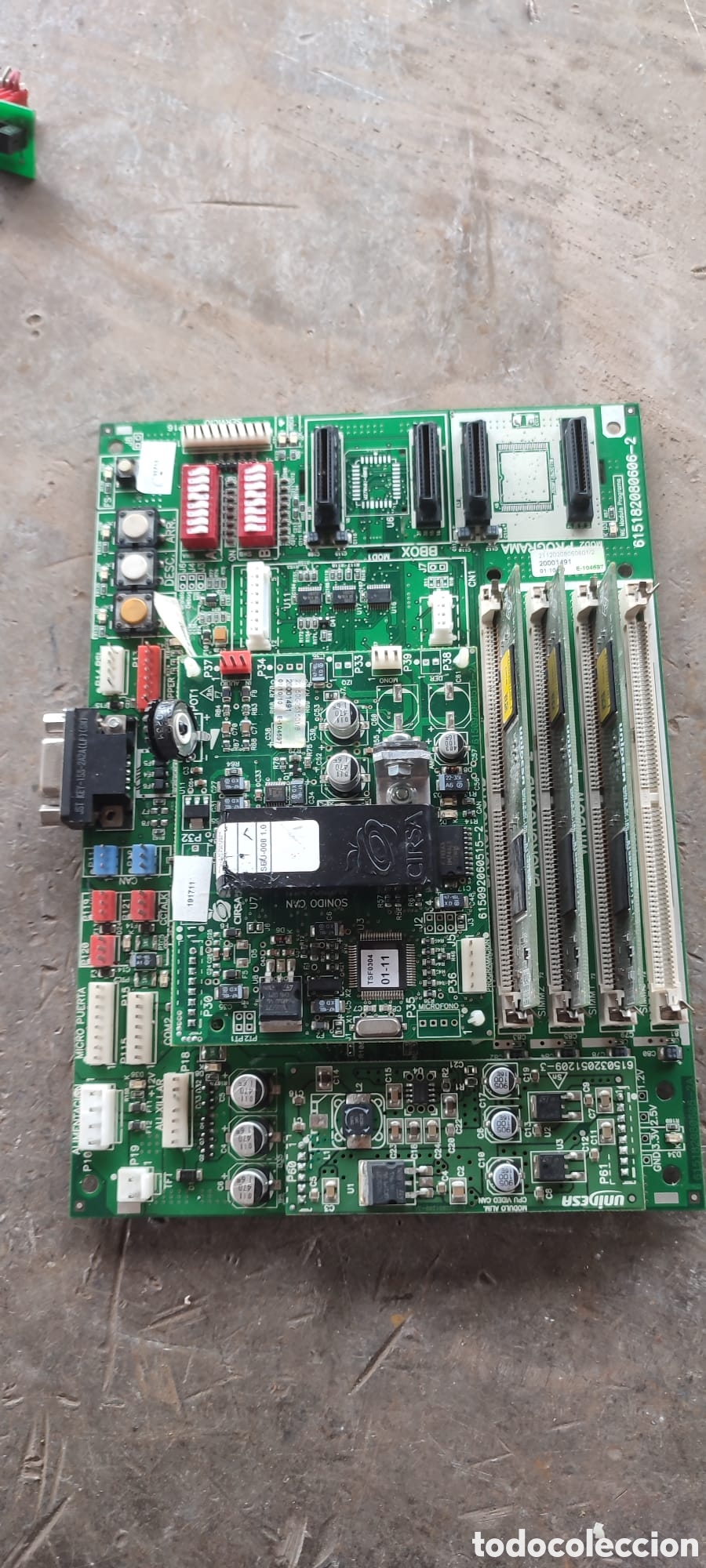Coleccionismo: Placa base de maquina tragaperras Cirsa con juego el tesoro de Java 500