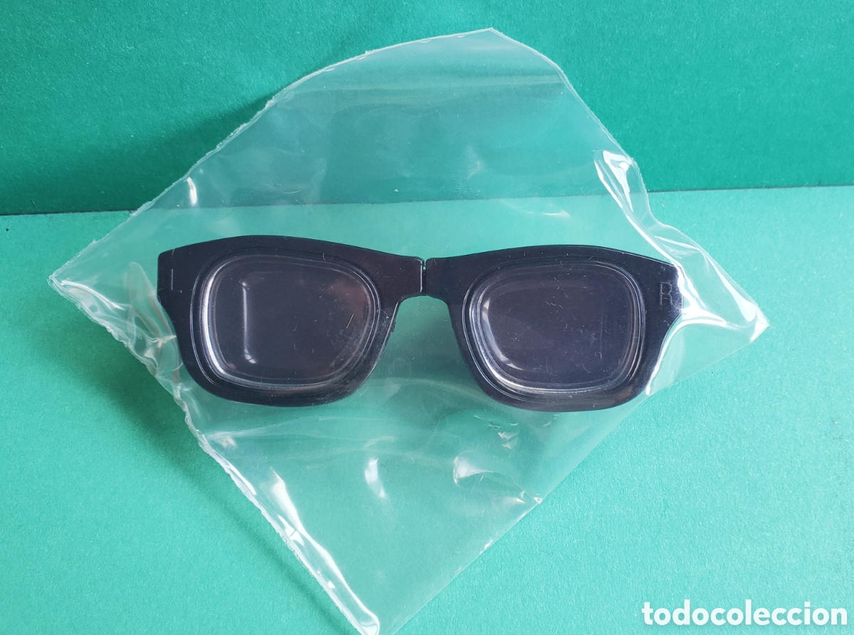 Coleccionismo: Guarda lentillas GAFAS VINTAGE NEGRO.