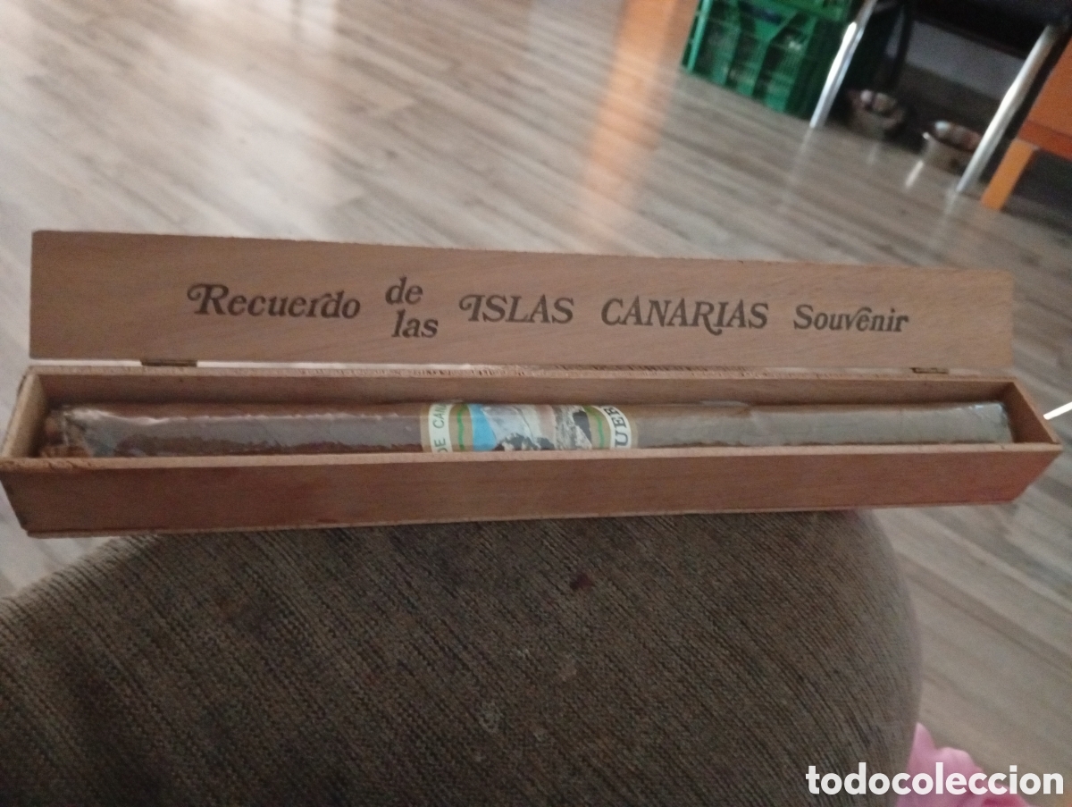 Coleccionismo: Puro habano 35 CM buen estado recuerdo canarias
