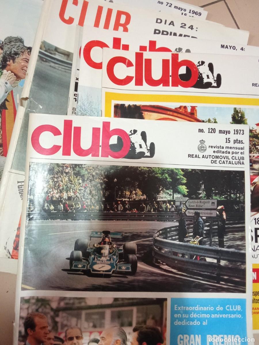 Coleccionismo: Club.Revista mensual .Real automovil club de catalunya.6 unidades.