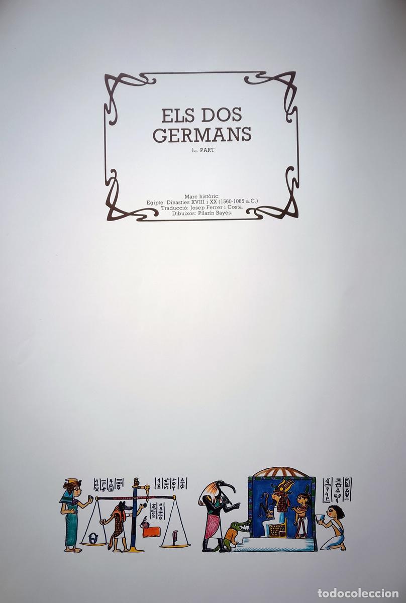Collecting paper: D&Iacute;PTIC GRAN DE LA 1&ordf; PART DEL COMPTE ELS DOS GERMANS (Anubis i Bata) &ndash; IL&middot;LUSTRACIONS PILAR&Iacute;N BAYES