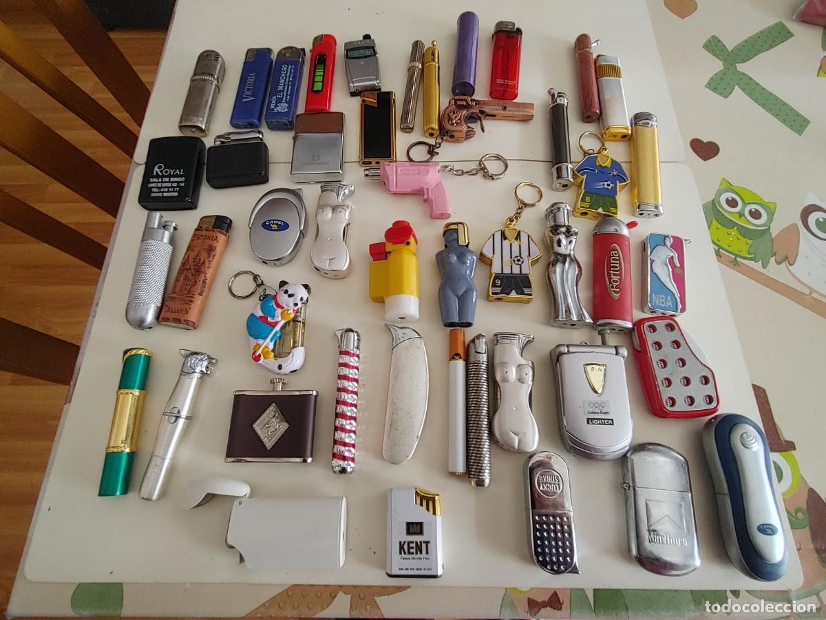 Coleccionismo: lote de 46 mecheros,no estan cargados