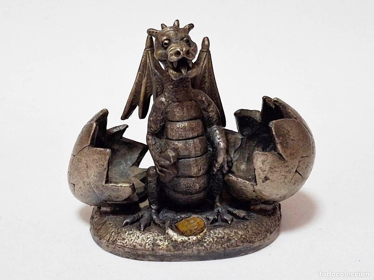 Coleccionismo: The Reborn Dragon, Drag&oacute;n renacido, de la colecci&oacute;n Myth & Magic, por Tudor Mint, estimaci&oacute;n 30 &euro;