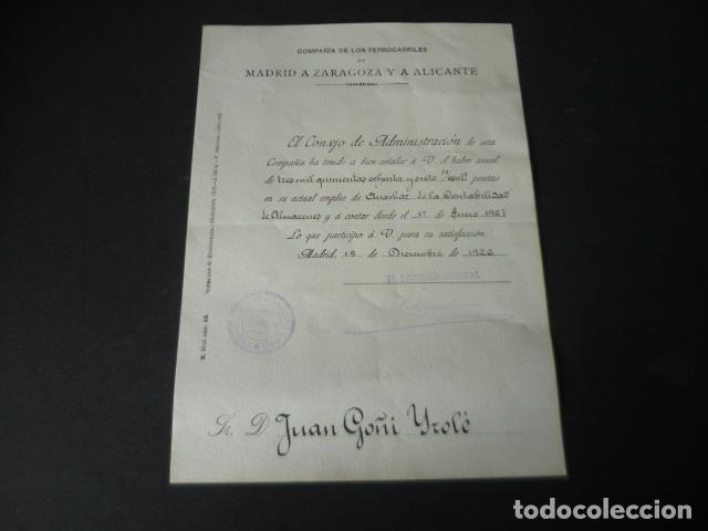 Coleccionismo: FERROCARRILES MADRID ZARAGOZA ALICANTE 1926 INFORMA HABER ANUAL AUXILIAR CONTABILIDAD ALMACENES