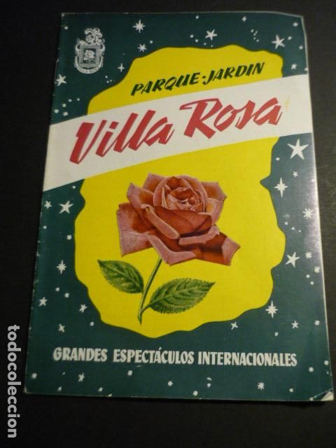 Coleccionismo: MADRID PARQUE JARDIN VILLA ROSA GRANDES ESPECTACULOS INTERNACIONALE FOLLETO