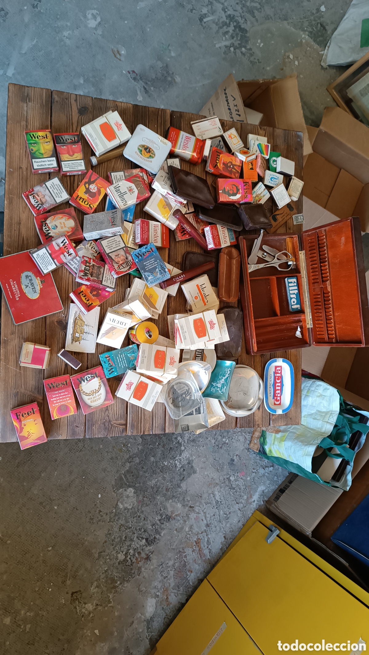 Collecting: Lote tabaco cajetillas cajas puros