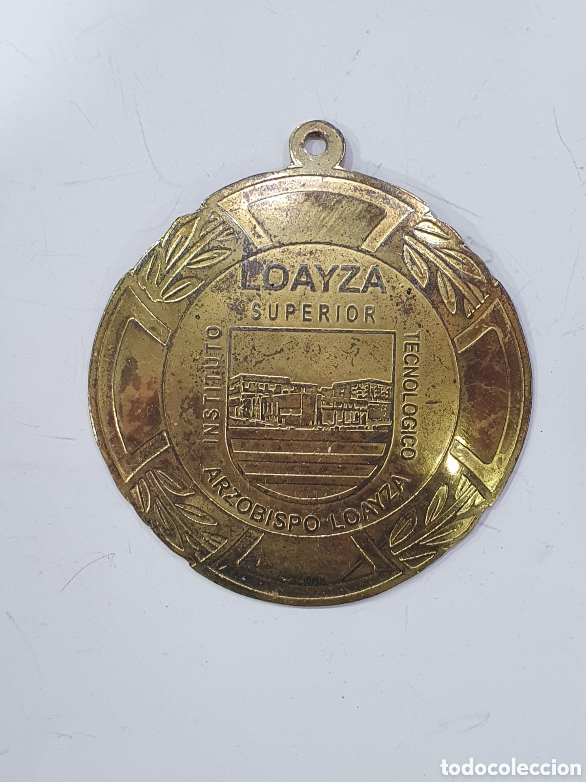 Colecionismo: Medalla colegio Loayza Superior. (L66)