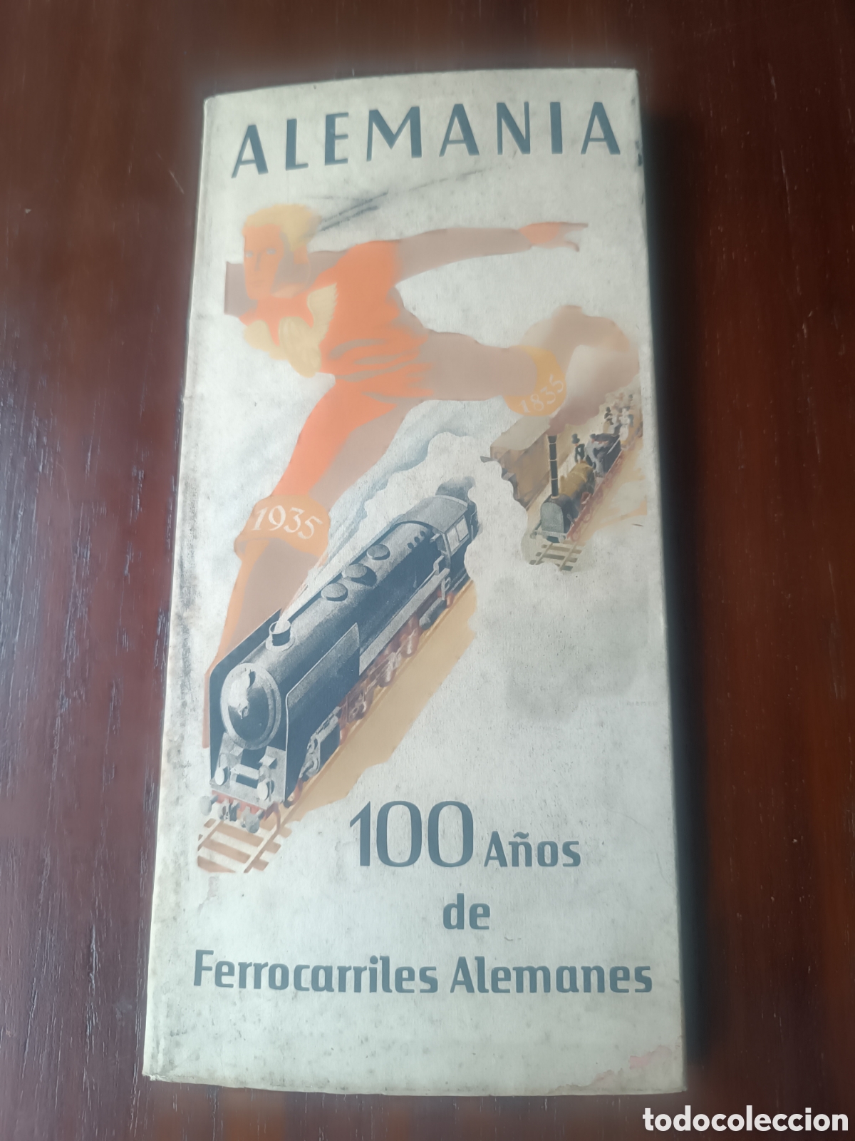 Collecting paper: 100 a&ntilde;os de ferrocarriles alemanes 1835 - 1935
