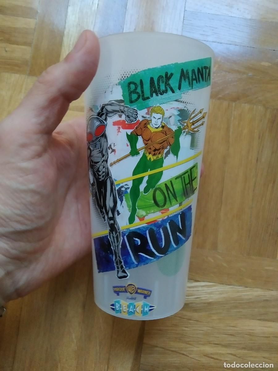 Collezionismo: VASO PROMOCIONAL WARNER BROS BLACK MANTA SUPERHEROE VER FOTOS