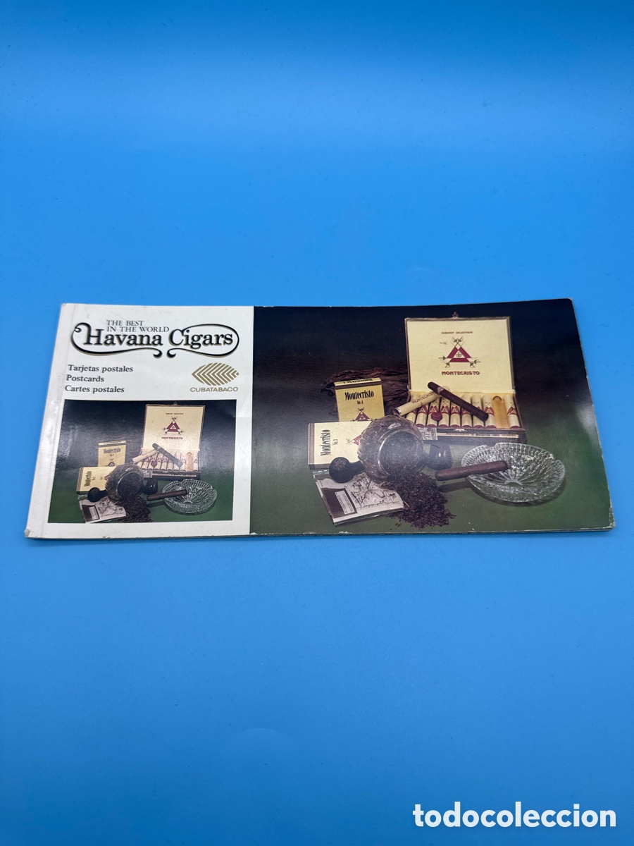 Coleccionismo: Tarjetas postales Cubatabaco Havana Cogars puros Montecristo Cuba