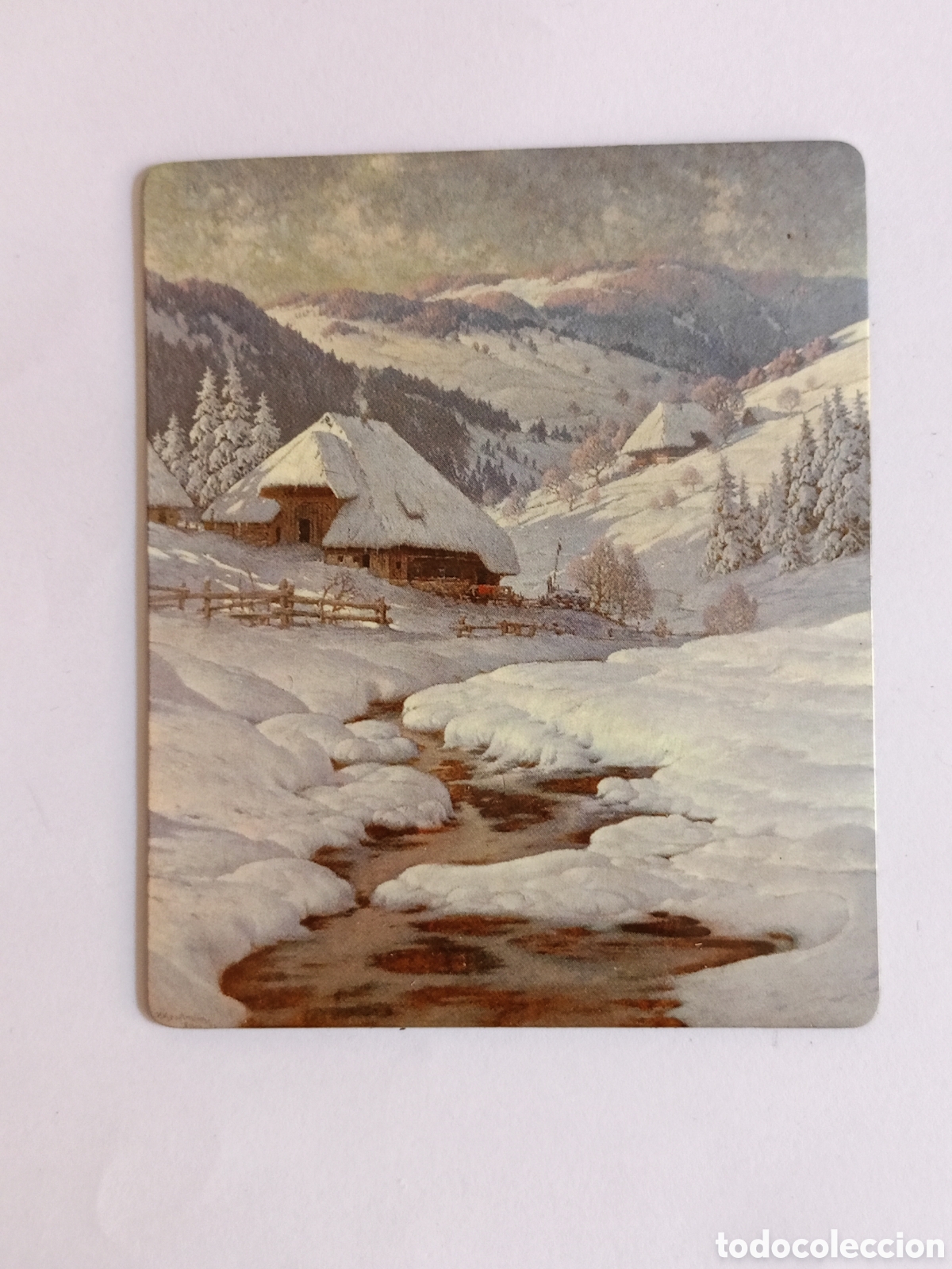 Sammeln: Im&aacute;n Black Forest Farmhouses in a Winter Landscape