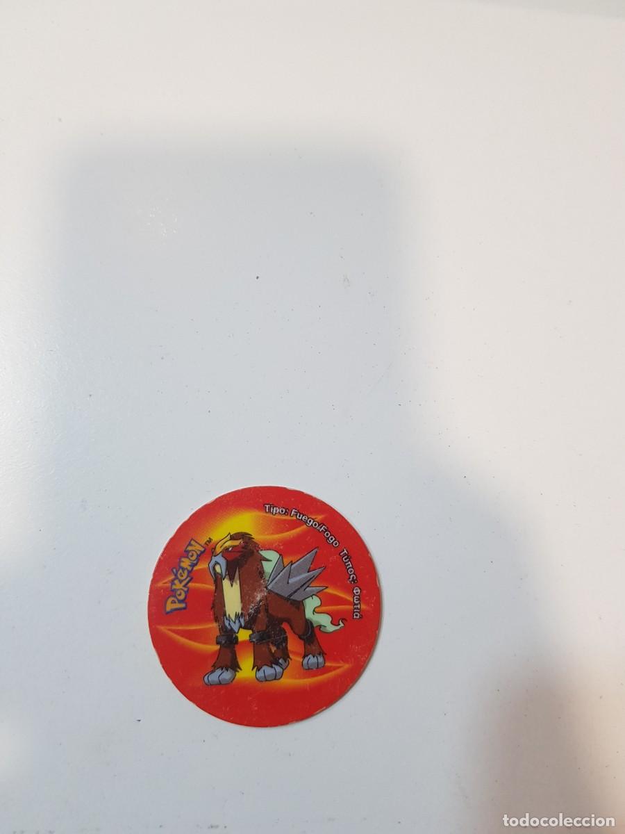 Coleccionismo: Tazo Pokemon Entei 2001