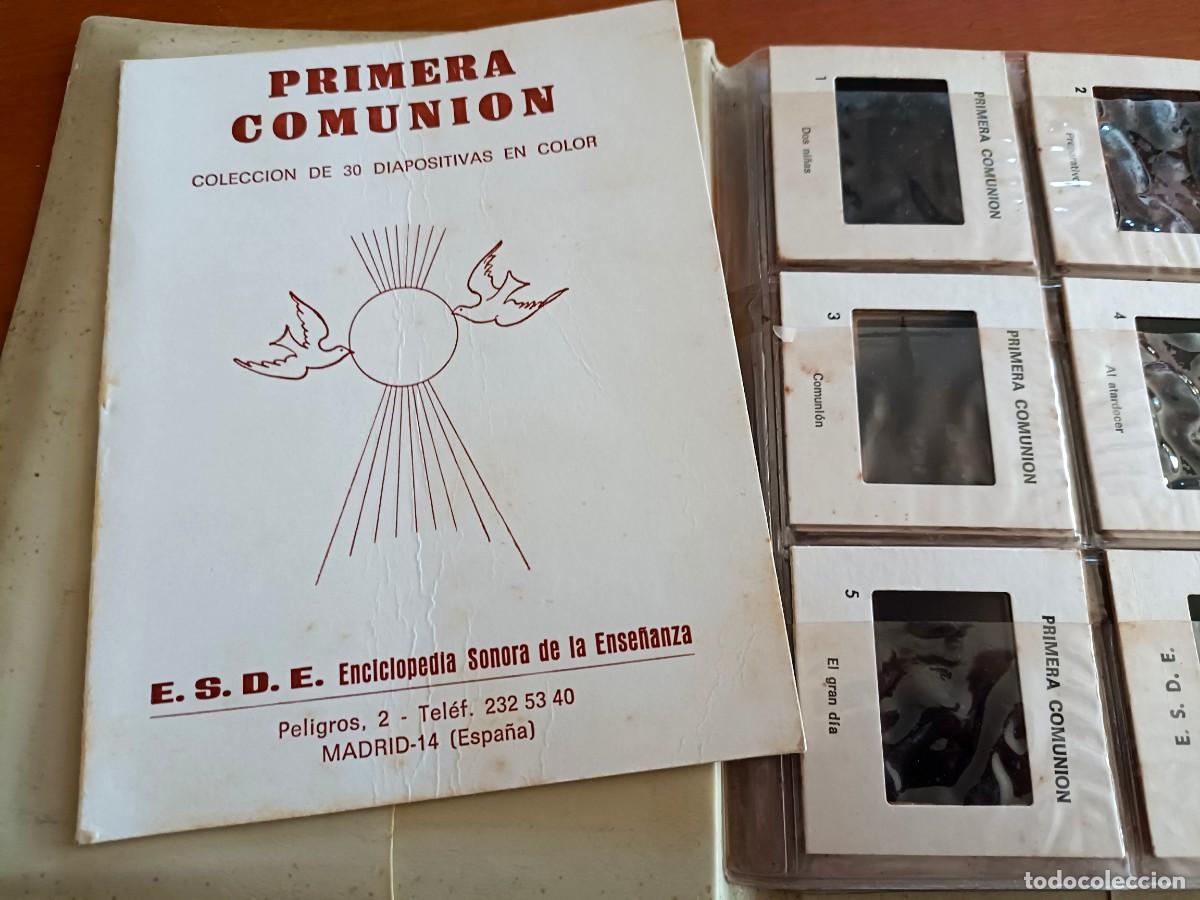 Collectionnisme: 30 DIAPOSITIVAS A COLOR * PRIMERA COMUNI&Oacute;N + M&Aacute;S LIBRO