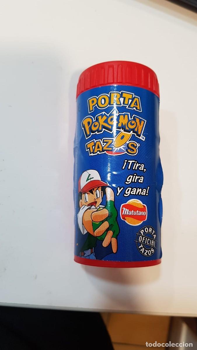 Coleccionismo: Porta Tazos Pokemon Matutano color rojo