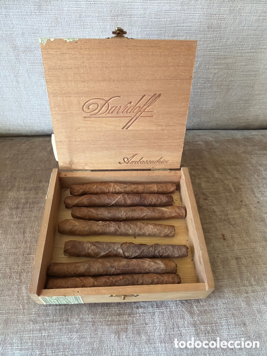 Coleccionismo: Caja de puros davidoff