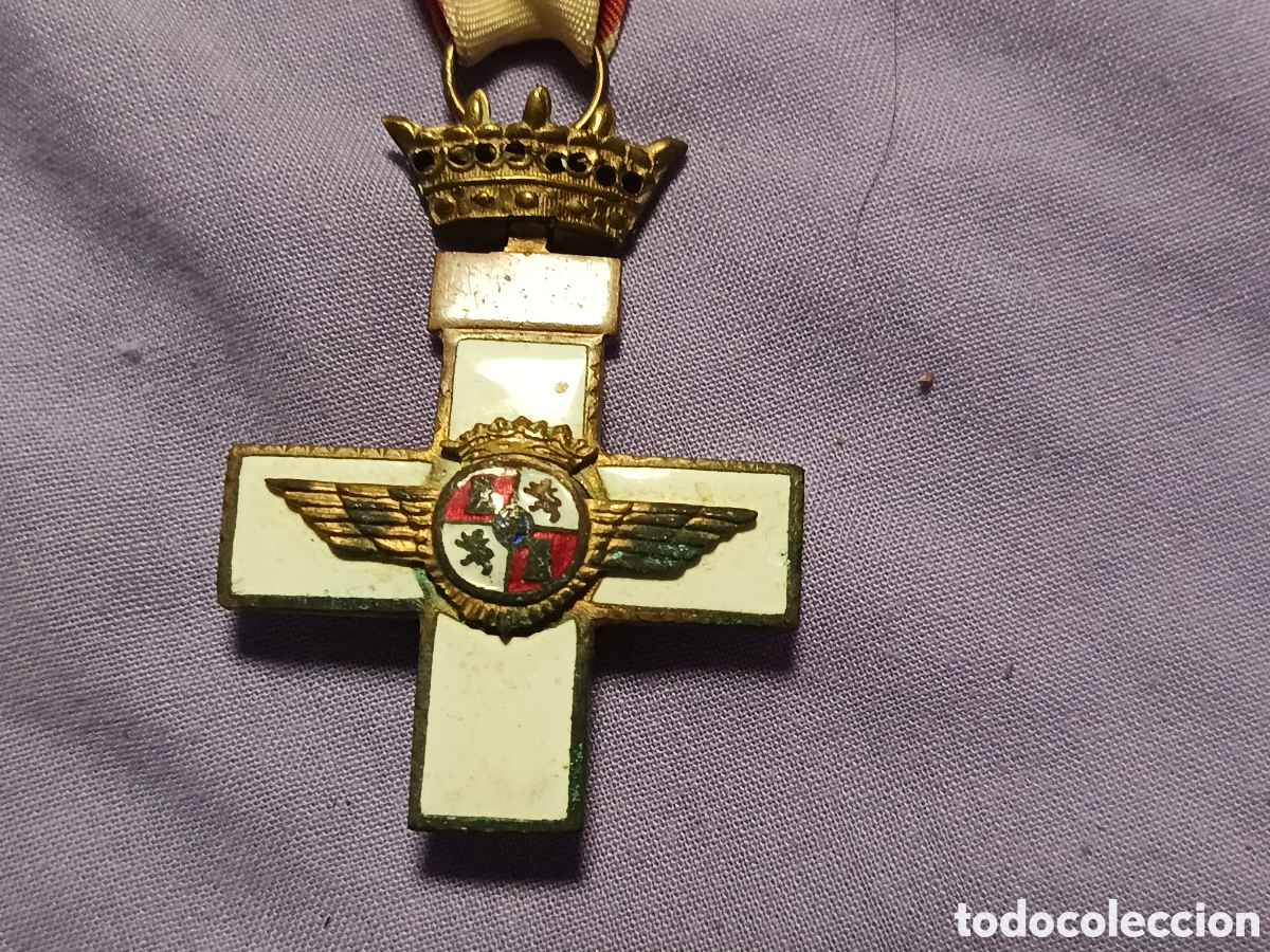 Coleccionismo: COLECCIONISMO MILITAR , ANTIGUA MEDALLA CRUZ AL MERITO MILITAR AEREO