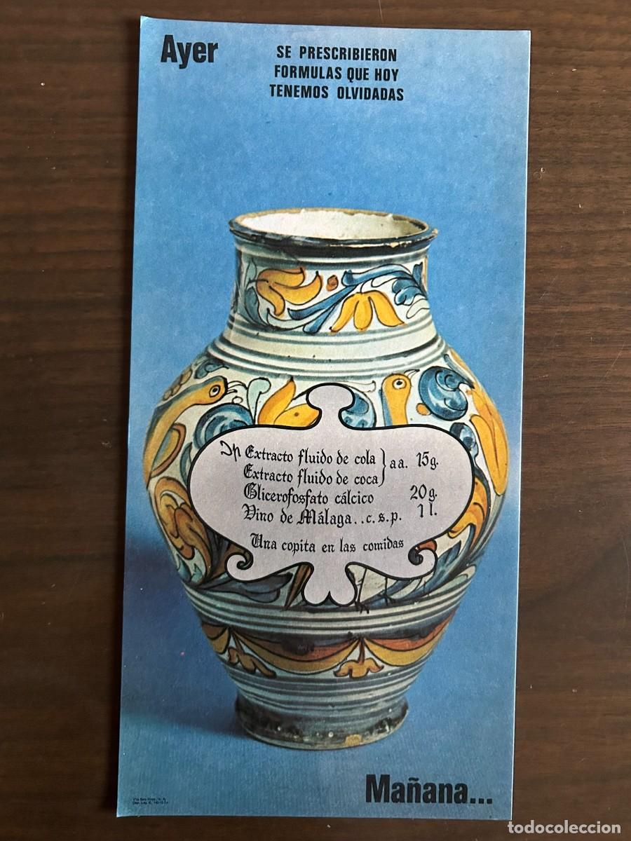 Coleccionismo: ALBARELO DE FARMACIA CON F&Oacute;RMULA ESCRITA - PUBLICIDAD DE MEDICAMENTO CAMPOCOMPLEX DE BAYER 1973