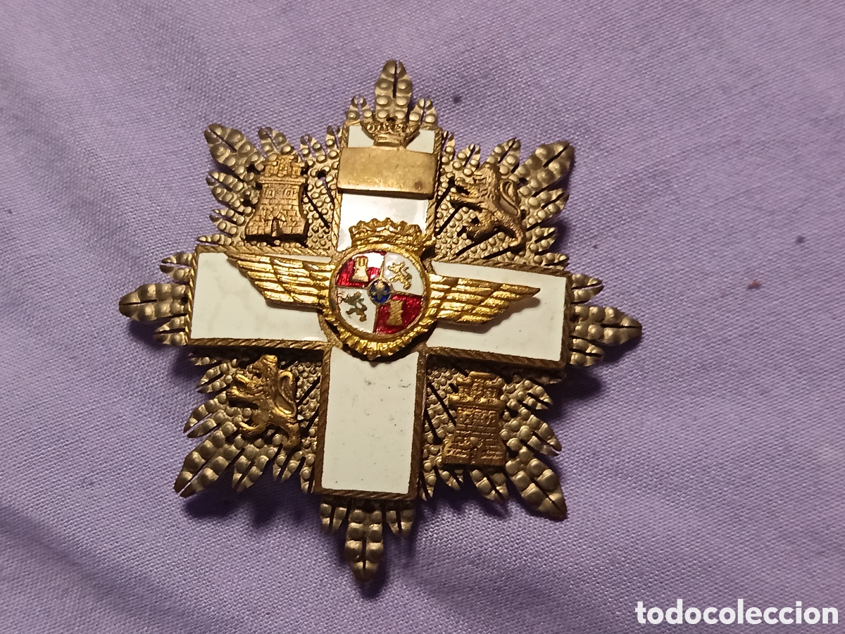 Coleccionismo: COLECCIONISMO MILITAR , PLACA CRUZ AL MERITO AEREO , CONDECORACION,