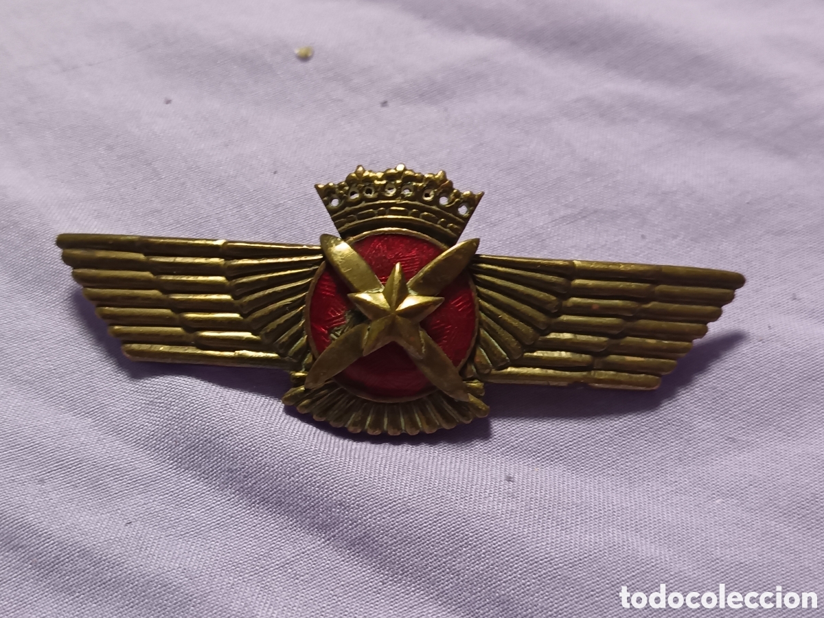 Coleccionismo: COLECCIONISMO MILITAR , ALAS DE PILOTO, ROKISKI, EJERCITO ESPA&Ntilde;OL, ORIGINAL, 9.5 CM APROX