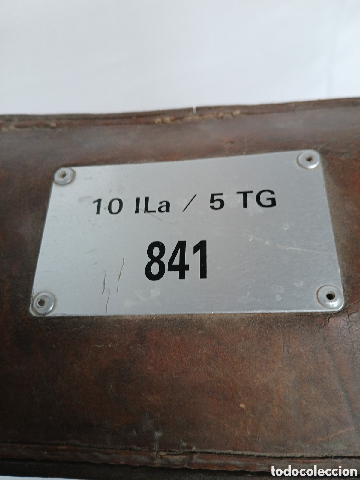 Coleccionismo: FUNDA MILITAR DE CUERO - Foto 5