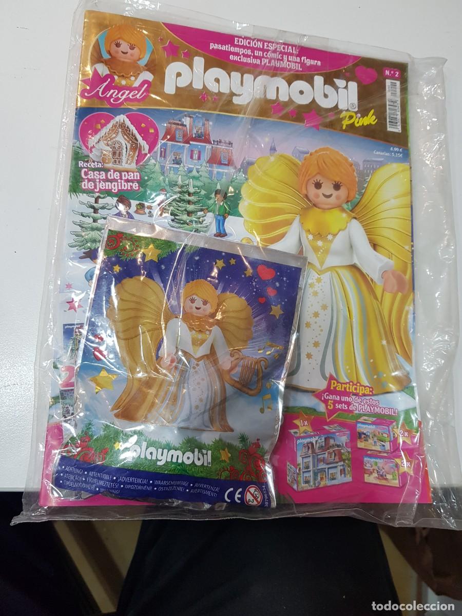 Coleccionismo: Revista Pink playmobil N&ordm;2 con figura nuevo a estrenar