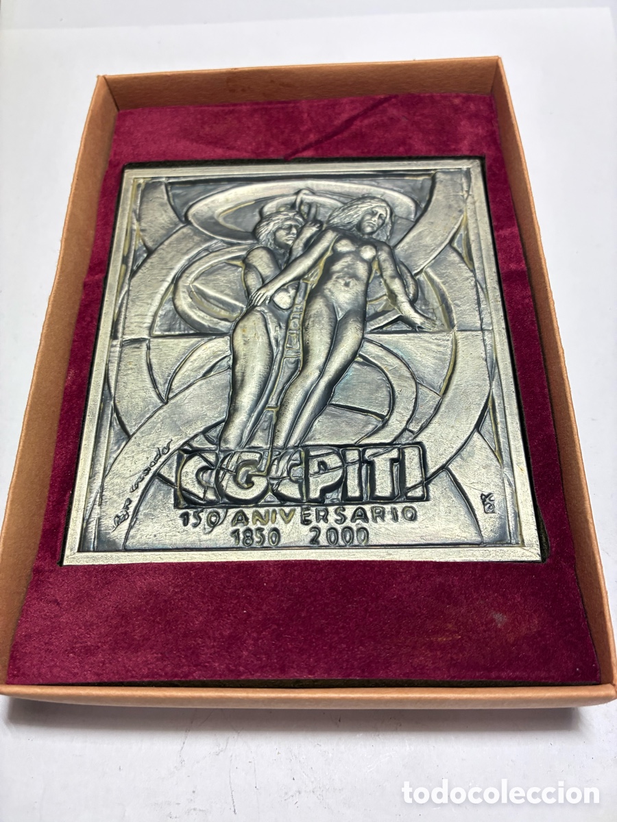 Coleccionismo: Placa conmemorativa 150 aniversario CGCPITI