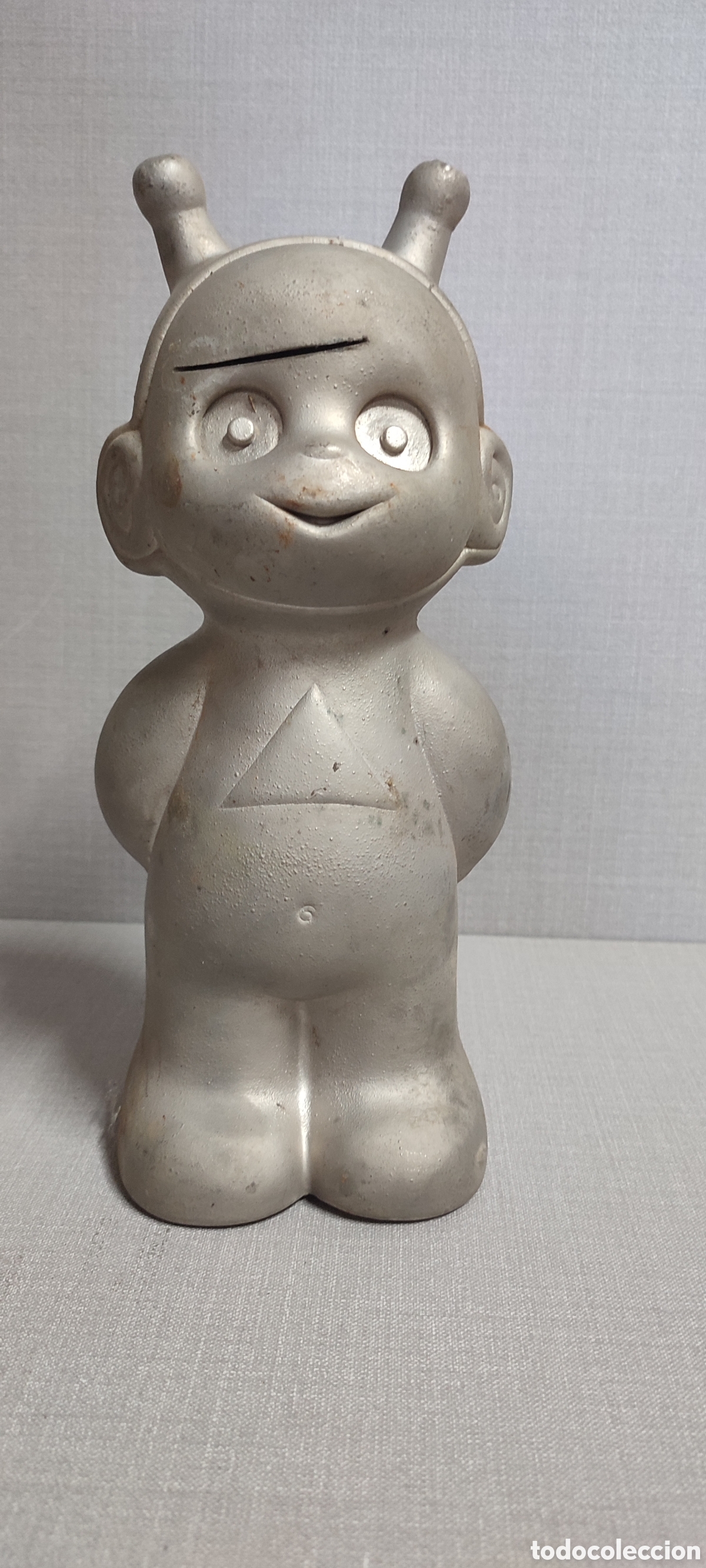 Coleccionismo: Espectacular molde matriz de n&iacute;quel para fabricar huchas de Teletubbies, marca Joguets Mol.
