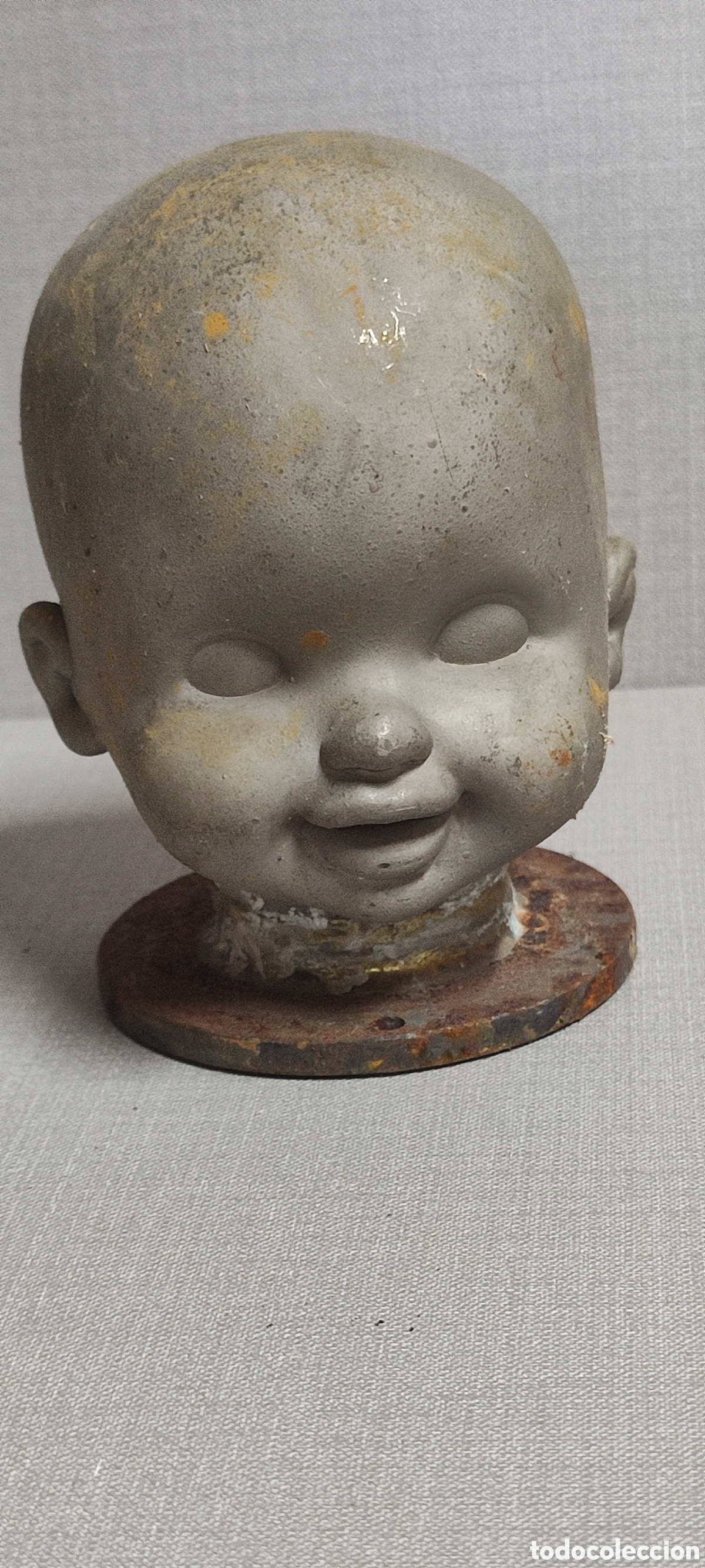 Coleccionismo: Antiguo molde matriz de n&iacute;quel de Mattel para fabricar mu&ntilde;ecas Sucy la milcaras