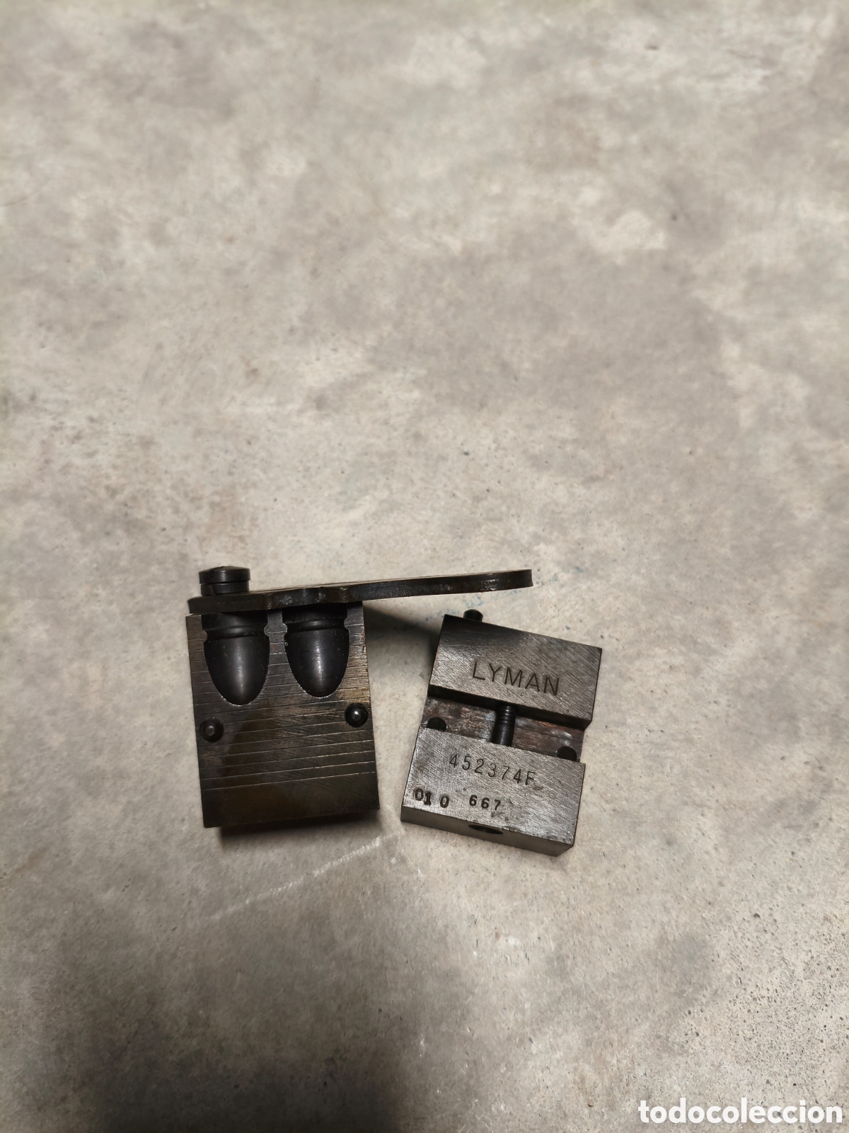 Coleccionismo: Turquesa de recarga calibre.45 acp