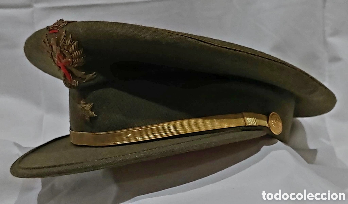 Colecionismo: ANTIGUA GORRA MILITAR ALF&Eacute;REZ EJ&Eacute;RCITO ESPA&Ntilde;OL TIERRA
