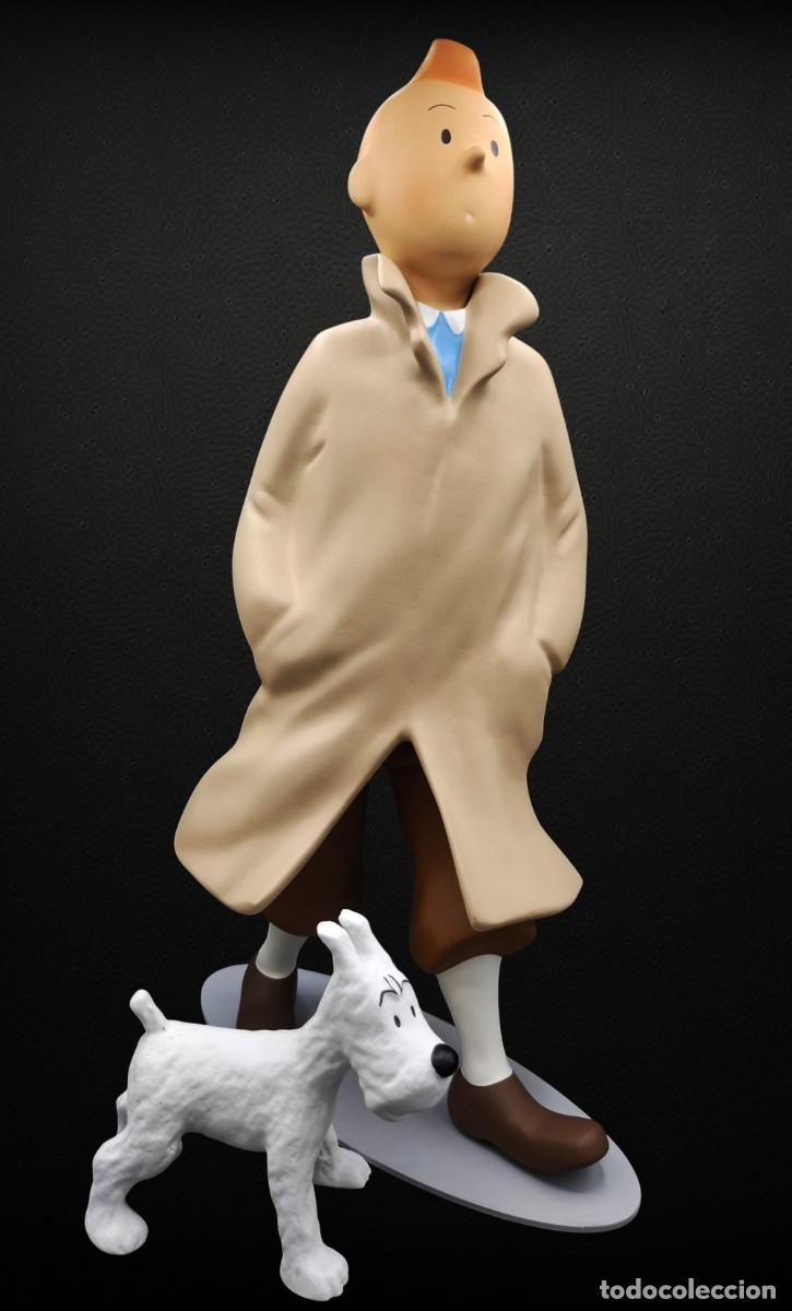 Coleccionismo: + GRAN FIGURA DE TINTIN Y SU AMIGO MILOU EN EL CANGREJO DE LAS PINZAS DE ORO