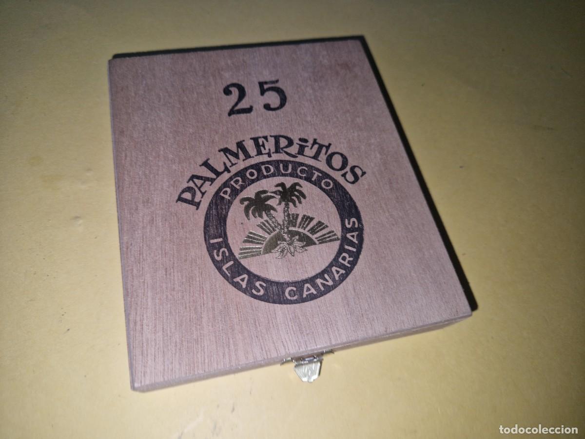 Coleccionismo: PALMERITOS, ISLAS CANARIAS, CAJA DE PUROS VACIA,