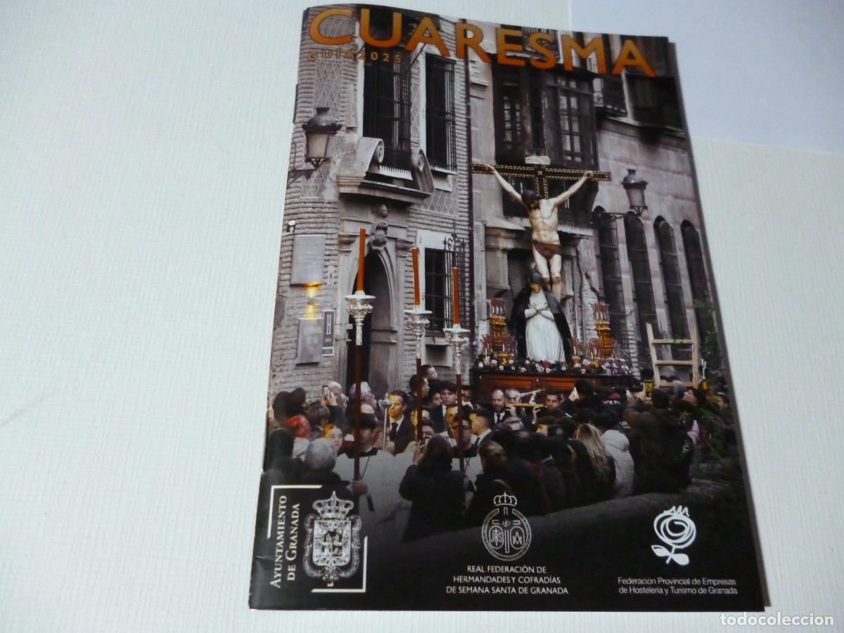 Collectionnisme: GU&Iacute;A GRANADA 2025 CUARESMA - SEMANA SANTA -FED.PROVICIAL EMPRESAS DE HOSTELERIA Y TURISMO DE GRANADA