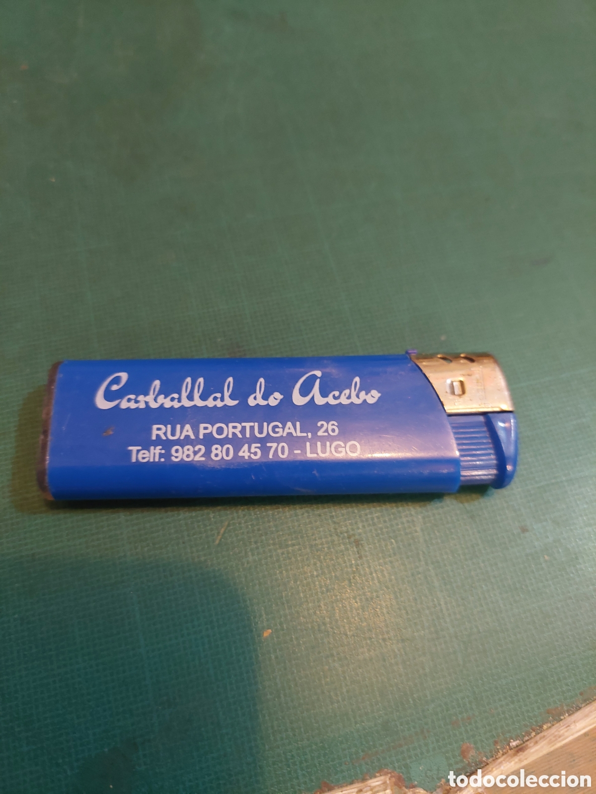 Coleccionismo: MECHERO LUGO CATBALLAL DO ACEBO RUA PORTUGAL 26