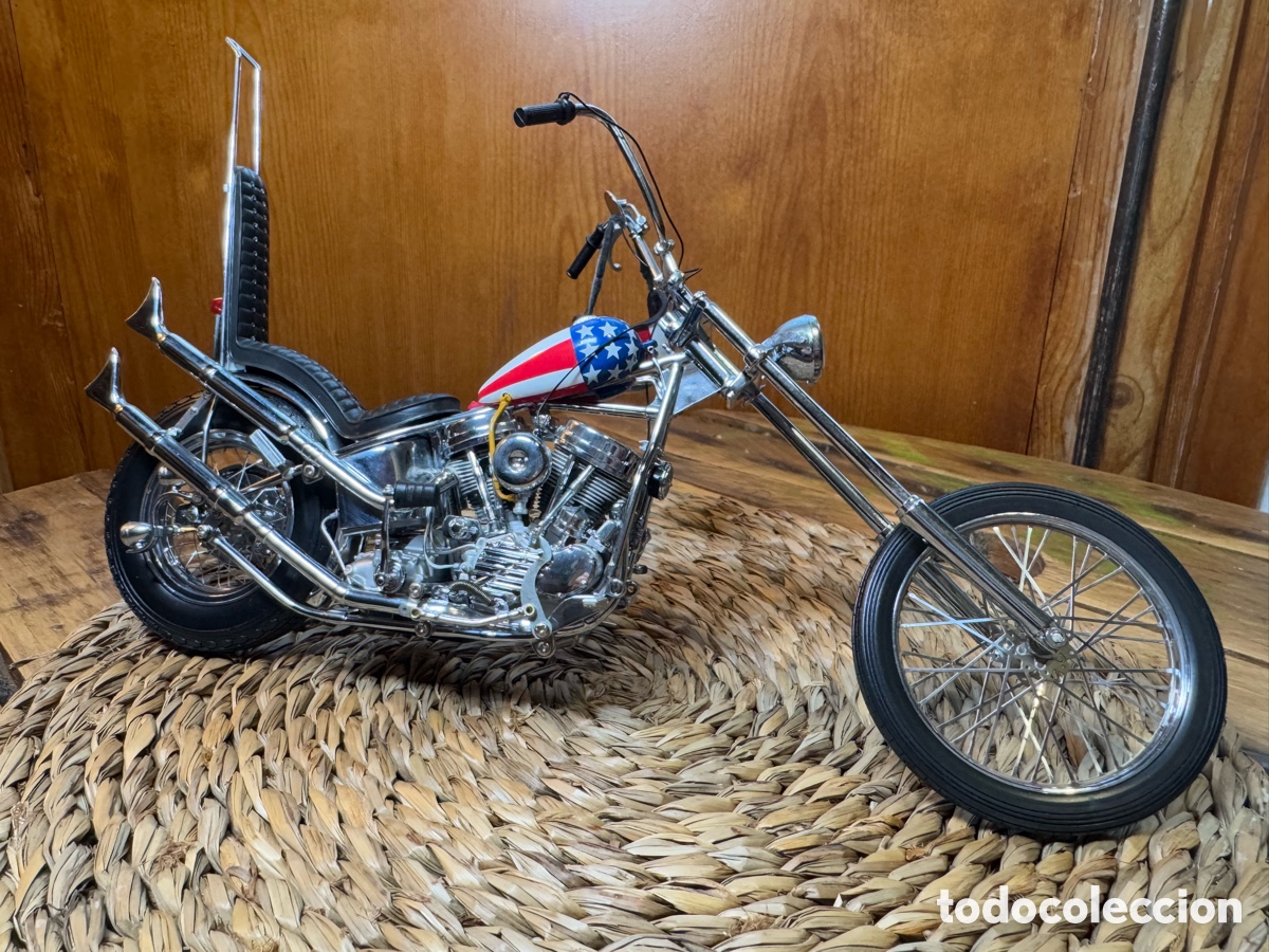 Coleccionismo: Harley Davidson. Chopper de Easy Riderr de Franklin Mint escala 1:10