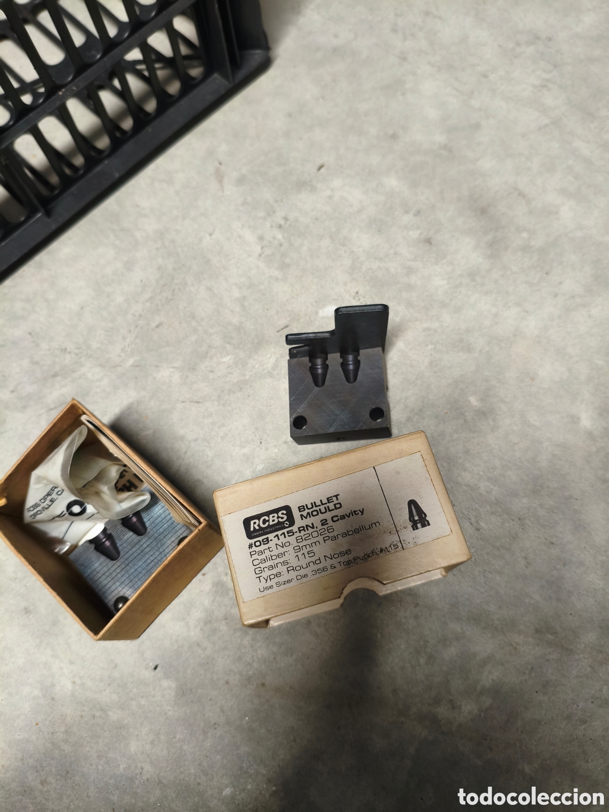 Coleccionismo: Molde RCBS 09-115-RN 2 cavidades 9mm Pb