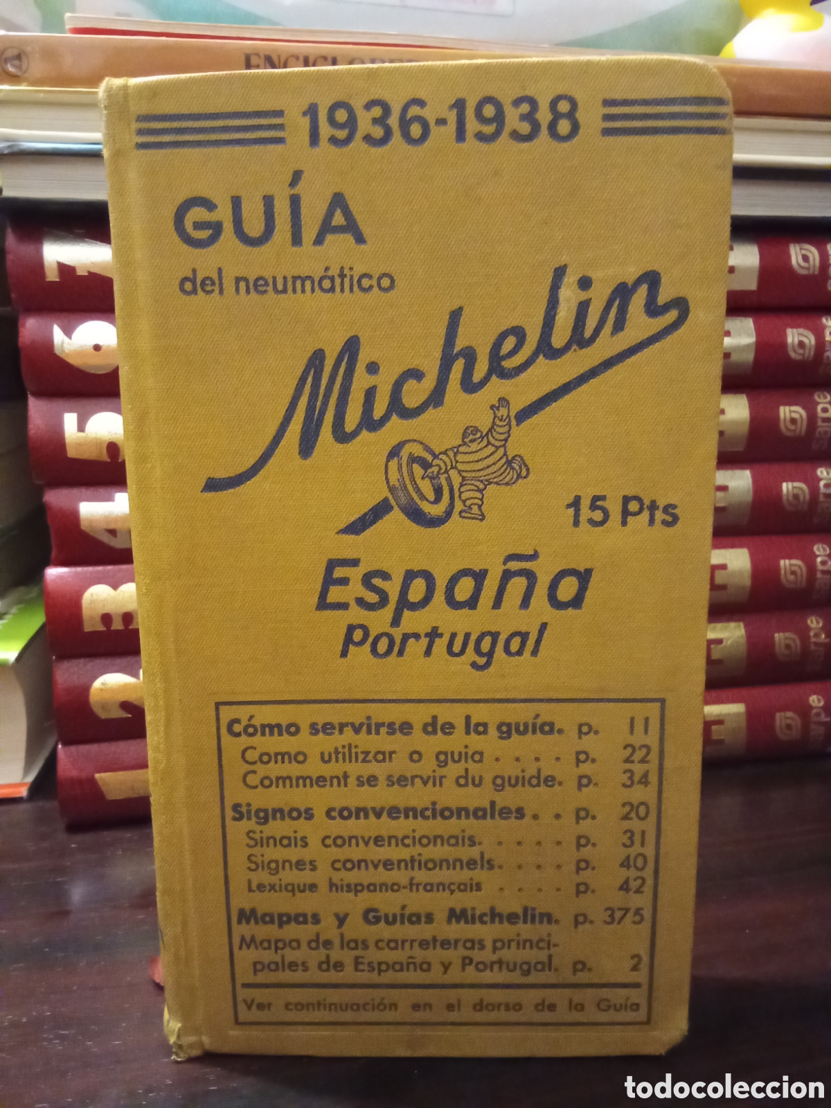 Coleccionismo: GUIA del neum&aacute;tico Michelin 1936 - 1938