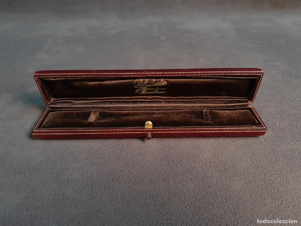 Sammeln: ESTUCHE DE JOYER&Iacute;A PARA COLLAR DE LA JOIERIA BUXEDA.MEDIADOS DEL SIGLO XX.
