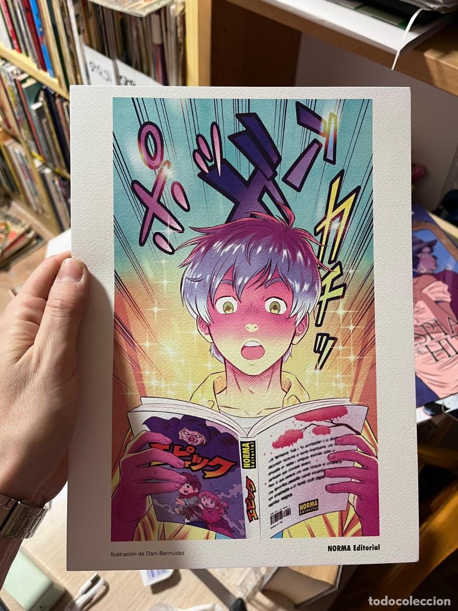 Coleccionismo: LAMINA NORMA EDITORIAL SOBRE PAPEL ACUARELA - MANGA