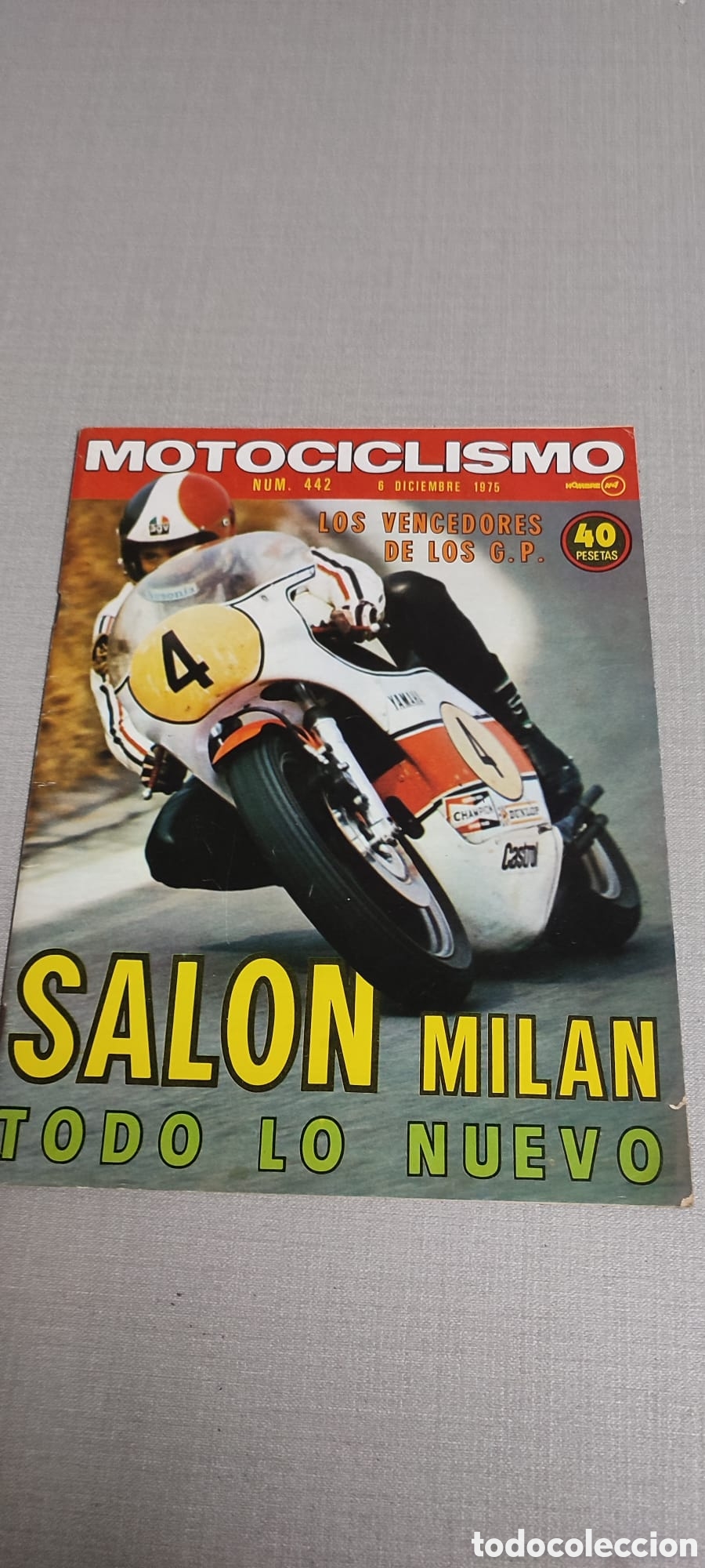 Coleccionismo: Revista MOTOCICLISMO n&uacute;mero 442 del 6 de Diciembre de 1975